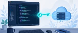 Иллюстрация: ключ доступа и строка кода для вызова API